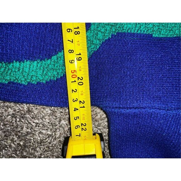 Treaded Leafs Embroidered Dinosaur Knit Sweater - Picture 6 of 6